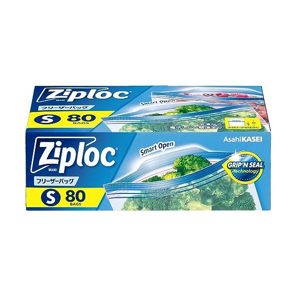 他サイト： Ziploc ジップロック フリーザーバッグ S80枚入の商品画像