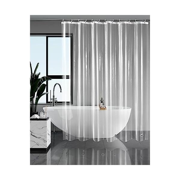 ??主?透明 ビニールカーテン/丈190 cm x 幅180 cm (1枚組)/-・Color:透明 ビニールカーテンSize:丈190 cm x 幅180 cm (1枚組)・?製品仕様品名：透明シャワーカーテン ビニールカーテン ；サイズ...