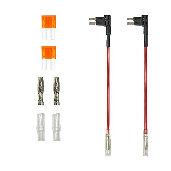 他サイト： セイワ(SEIWA) 車内用品 ヒューズ電源取り出しコード マイクロ型 2本セット IMP082の商品画像