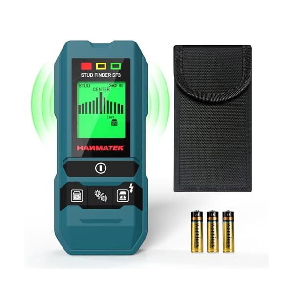 緑/-/SF3・Color:緑・6-in-1 多機能検出: 木製間柱、鉄および非鉄金属、通電中の AC 配線、梁をすべて 1 つのデバイスで検出します，必要に応じて、適切なモードに切り替えて、釘、ねじ、鉄筋、木製の梁、壁、床、天井の後ろにあ...