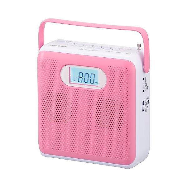 2023年モデルRCR-600Zピンク/-/RCR-600Z-P・Color:ピンクStyle:2023年モデルRCR-600Z・パッケージ個数:1・ポップなデザインのステレオCDAM・FMステレオ・ワイドFM（FM補完放送）受信対応・CD...