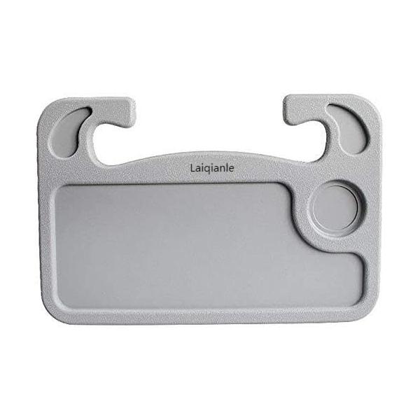 他サイト： Laiqianle 車用トレイ ハンドルテーブル フードトレイ 車用 両面使える 用途で切替 2WAYドリンクホルダー ペンホルダー 食事 事務の商品画像