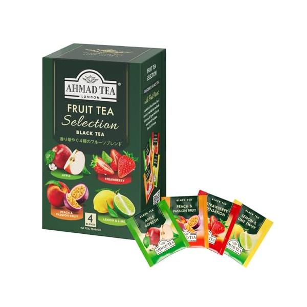 他サイト： アーマッドティー フルーツセレクション ティーバッグ 20袋 3個 アソート アップル レモン&amp;ライム ピーチ&amp;パッションフルーツ ストロベリーの商品画像