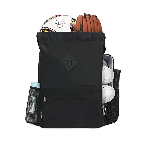 ブラック/-/-・Color:ブラック・収納力メインポケットのスペースが広くて、大きな開口部があり、着替え、水筒、タオル、本、iPadなど荷物をたっぷり入れられます。充分な容量に加えて、三つ内ポケットを完備して、アイテムを小分けにできるので...