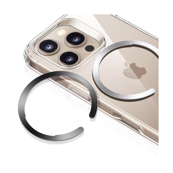 他サイト： ESR magsafe リング マグセーフ シール 強力吸着 マグネットリング 磁気ワイヤレス充電対応キット 超薄型 MagSafe対応メタルリの商品画像