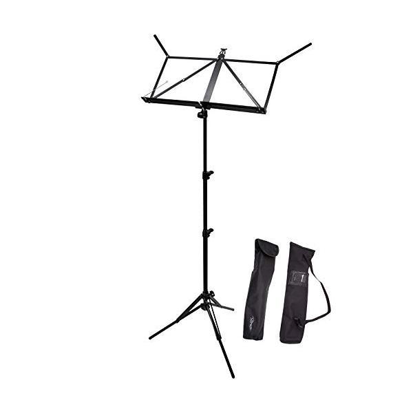 他サイト： ヴィヴァーチェ Vivace 譜面台 超軽量 アルミ製 折りたたみ式(キャリーバッグ付属) MS-500 カラー:ブラックの商品画像