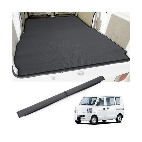 BUYFULL da64v ラゲッジマット da64v 荷室マット エブリイバン da64v マットにベルクロ付き 軽量 巻ける 収納便利 防水