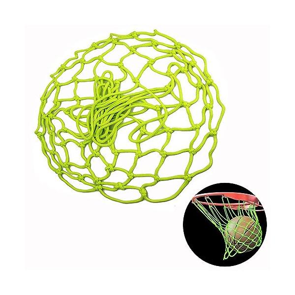 グリーン/-/-・耐久性抜群：12個のチェックリングを備え、全長45cmの夜光バスケットボールネットは非常に耐久性に優れています。他の市販品よりも長く、ほとんどの標準サイズのリムに適合します。・高品質素材：高強度ナイロン糸で作られ、3倍の強...