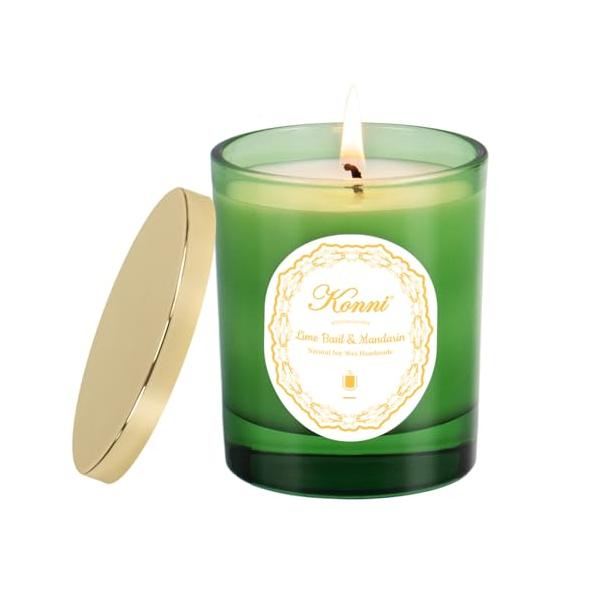 KAMMAK アロマキャンドル ジャーキャンドル 200g天然大豆ワックス 無煙