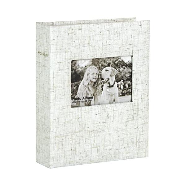 他サイト： セキセイ SEKISEI アルバム ポケット ハーパーハウス フレームアルバム Lサイズ 200枚収容 キナリ L 151~200枚 布 XP-の商品画像