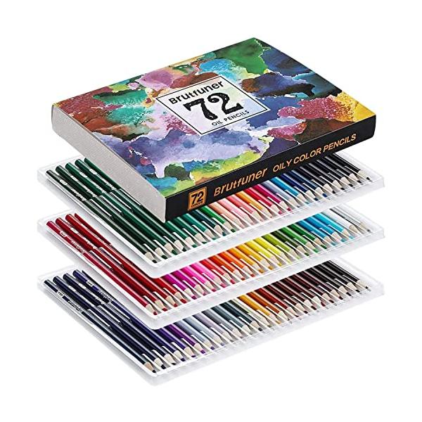 Roleness 色鉛筆 72色 油性 子供 大人 塗り絵 色鉛筆セット プロ