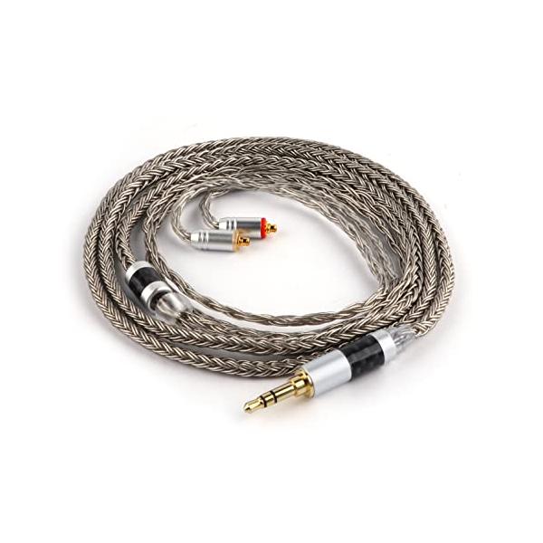 他サイト： Tripowin Zonie 16 コアー銀メッキケーブル＆SPCHIFIイヤホンアップグレードケーブル ミュージックプレーヤー対応 (3.5mの商品画像