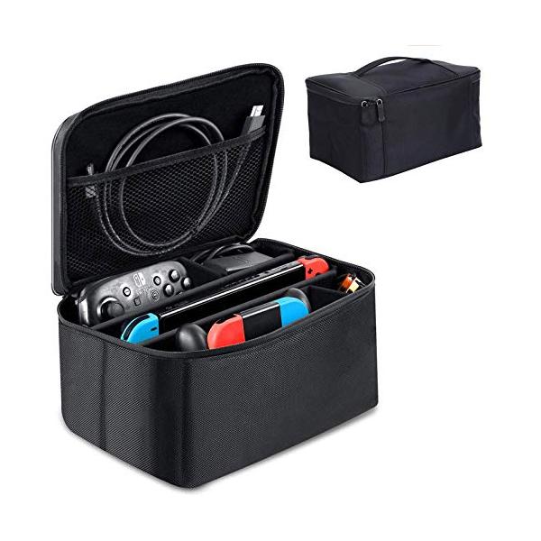 他サイト： Switch専用収納バッグ Chayoo ニンテンドースイッチ専用収納ケース スイッチ保護ケース 防塵 防汚 耐衝撃 ナイロン素材 全面保護型の商品画像