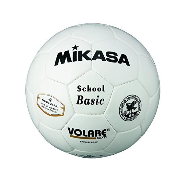 他サイト： ミカサ(MIKASA) サッカーボール 4号 日本サッカー協会 検定球 (小学生用) ホワイト SVC402SBC-W 推奨内圧0.8(kgf/の商品画像