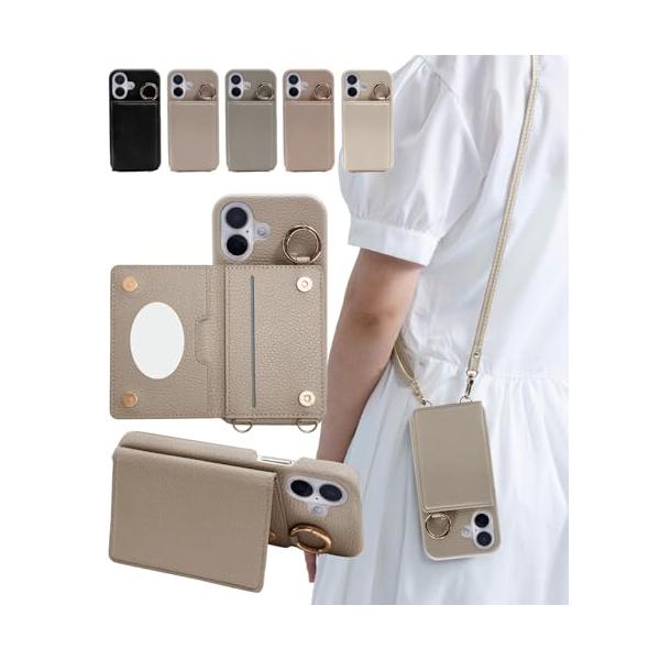 shinyle いphone16pro ケース ショルダー iphone 16 pro ストラップ