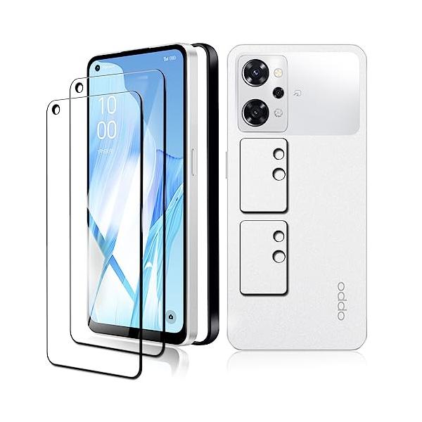 -/OPPO Reno9 A 用の/OPPO Reno9 A・?セット内容OPPO Reno9 A 用のガラスフィルム*2枚、カメラフィルム *2枚、フィルム貼り道具*2 、ガイド枠付き*1。・?硬度9HOPPO Reno9 A 用の高品質...