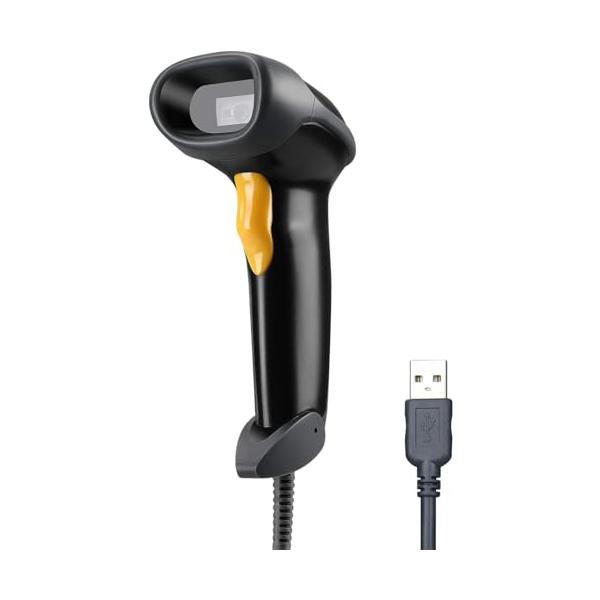 Eyoyo バーコードリーダー qrコードリーダー パソコン用バーコードスキャナ Eyoyo バーコードリーダー qrコードリーダー USB 有線 2次元