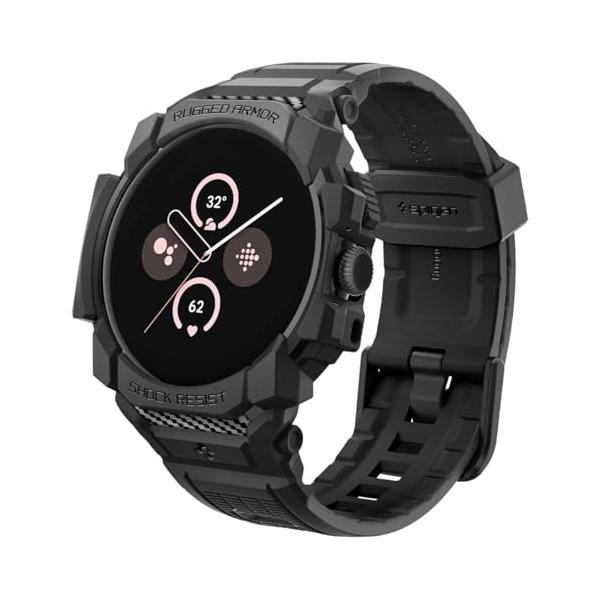 他サイト： [Spigen] Google Pixel Watch 3 45mm 一体型バンド ケース 耐衝撃 TPU カバー スポーツバンド 落下 衝撃吸の商品画像