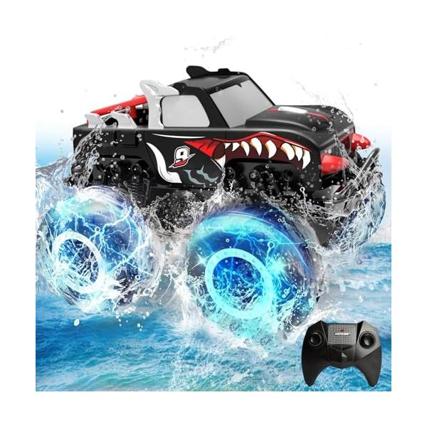 ブラック/1：20/-・Color:ブラック・リモコンカー &amp; 水陸両用このラジコンカーは陸上だけでなく、水中でもスムーズに走行することができます。特別に設計されたシールと浮力装置が装備されており、水中での安定性と浮力を確保していま...