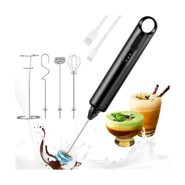 ミルクフォーマー 充電式 ミルク泡立て器 YooiDO ミルクフロー