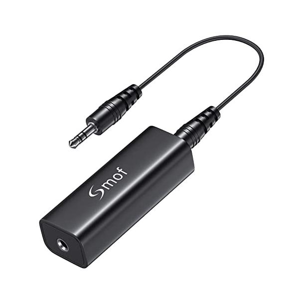 他サイト： Smof ノイズフィルターグランドループアイソレーター aux ノイズ除去、 3.5mm対応ホームオーディオ、カーステレオシステムでの商品画像