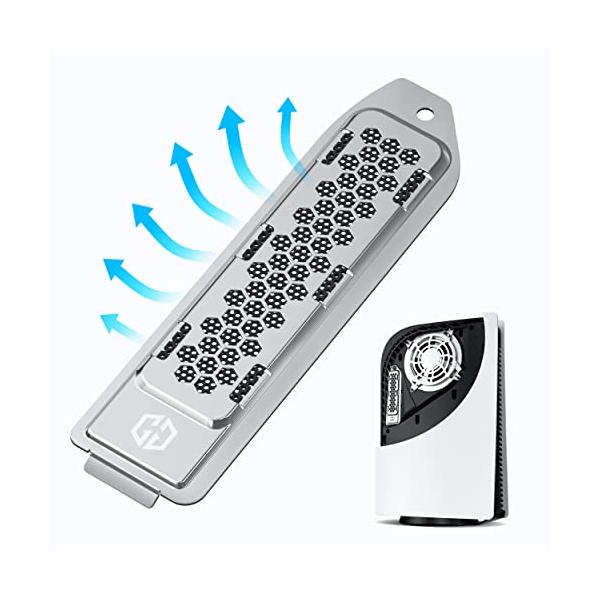 他サイト： GRAUGEAR PS5専用のSSDカバーとヒートシンクを一体化したデザイン、PlayStation 5対応の拡張スロットカバーとするタイプのヒの商品画像