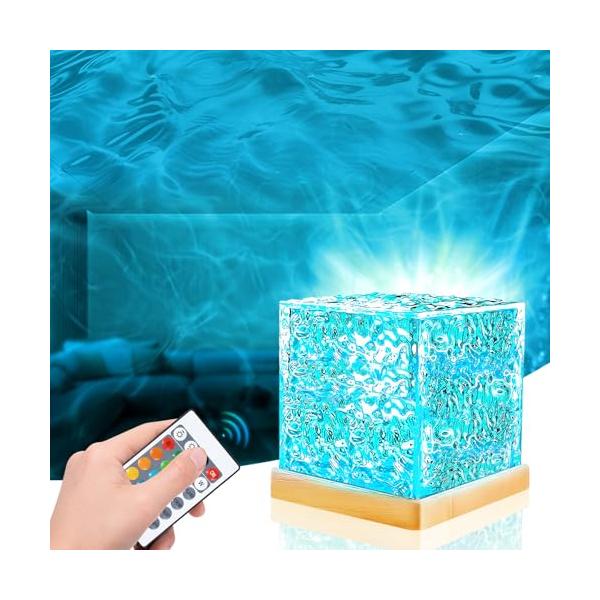 16種類RGB光色/-/S241023-4・Color:16種類RGB光色・波のゆらぎのような優しい光水波紋ライトは波のゆらぎを再現した心地よい光はロマンチックな雰囲気に演出できます。眩しすぎず穏やかな明かり、照明、写真撮影、ビデオブログ用...