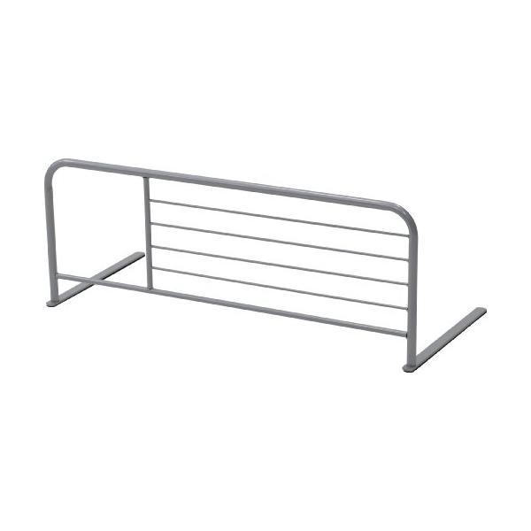 他サイト： 不二貿易 ベッドガード 転落防止 布団ずれ防止 幅89×奥行40×高さ35cm シルバー ロータイプ ベッドフェンス 大人 完成品 15566の商品画像