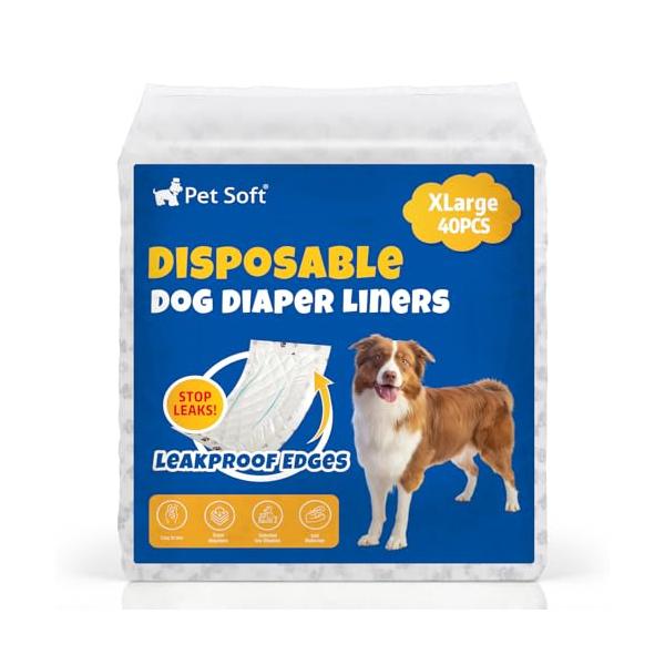 犬用おむつパッド 男の子 女の子兼用マナーパッド 入 おむつウェア マナーベルト サニタリーパンツに適用、ズレない 高吸収性能 蒸れない