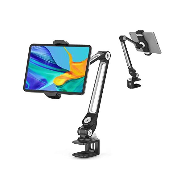 他サイト： ZenCT IPAD スタンド ホルダー クリップ式 タブレットpcスタンド スマートフォン/iPhone/iPad アルミニウム制 角度調整の商品画像