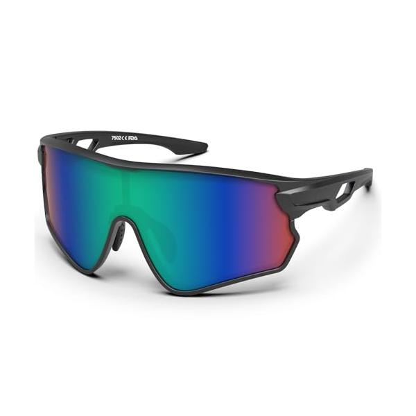 モダンブラック/グリーン/-/-・Color:ブラック/グリーン・高品質TAC材料: すべての偏光レンズは高品質破砕防止TAC材料で作られており、十分に耐久性があり、長期的に着用することができます。軽量なTR90フレームの設計は、ランニング...