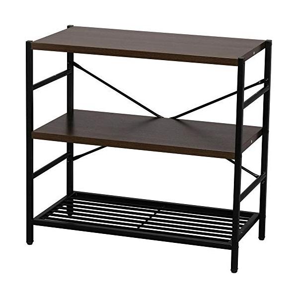 ファッションダークブラウン/幅80cm×高さ75cm/AJ-S3・Size:幅80cm×高さ75cmColor:ダークブラウン・パッケージ個数:1・商品サイズ(cm):幅約80×奥行約39×高さ約75.5・材質:板材/honeycomb b...