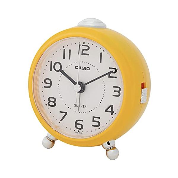 他サイト： CASIO(カシオ) 目覚まし時計 黄色 アナログ 小型 スヌーズ ライト付き TQ-149-9JFの商品画像