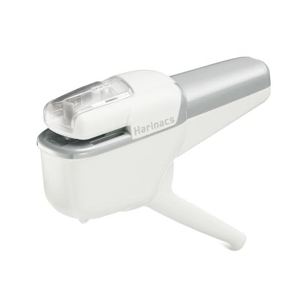 他サイト： コクヨ ホチキス 針なしステープラー ハリナックス ハンディ 10枚とじ ペールホワイト SLN-MSH110PWの商品画像