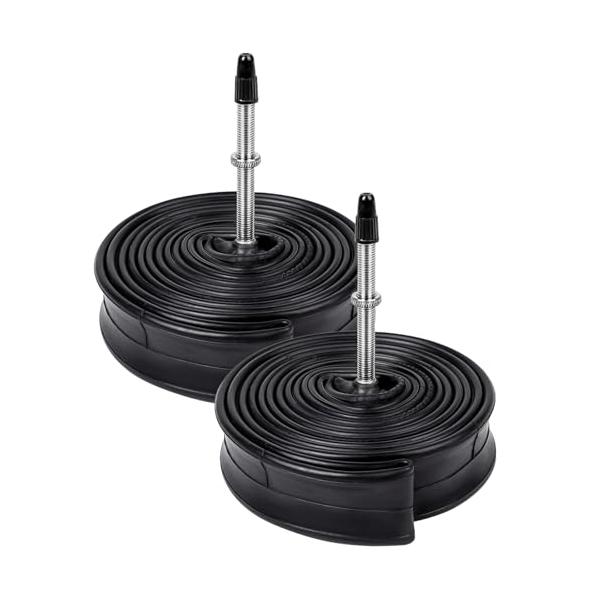 他サイト： YunSCM 2本700 28C チューブ 肉厚仏式ロングバルブ60mm700 25C チューブ700X25/32C 自転車チューブ自転車チューの商品画像