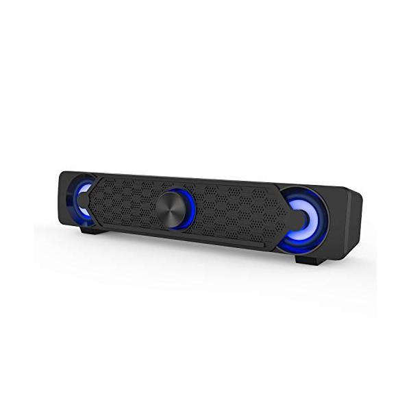 他サイト： PCスピーカー Smalody ゲーミングスピーカー USB電源 LEDライト付き コンピューター/ラップトップ/ゲーム機などに対応 PS4.なの商品画像