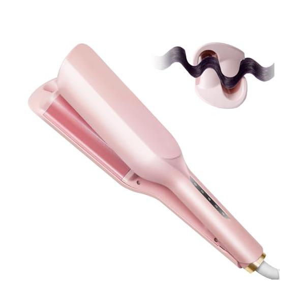 ヘアアイロン カール ウェーブアイロン 32mm 5段温度調節 140℃〜230