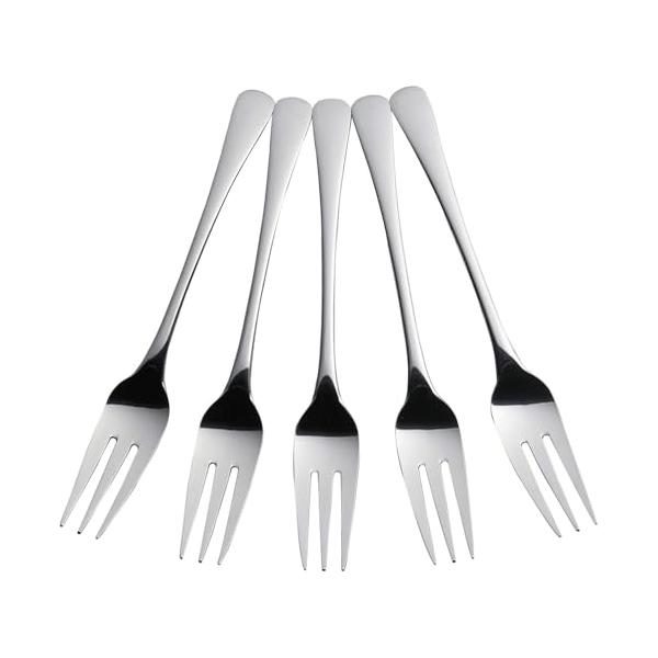 他サイト： 下村企販 フォーク パスタ 19cm 5本セット 日本製 食洗機対応 シンプルなデザイン スリム サラダ スパゲッティ ディナーフォーク ステンの商品画像
