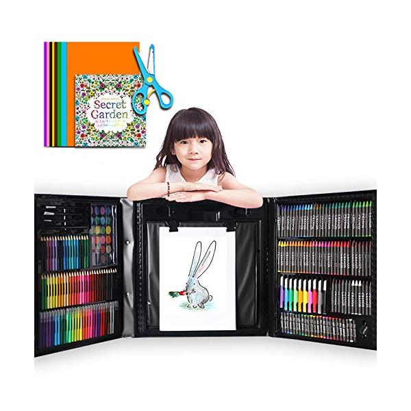 Bootlife お絵かきセット色鉛筆 クレヨン 水性ペン 208ピース お絵かき