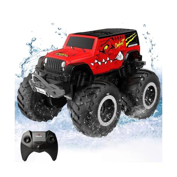 レッド/1：20/-・Color:レッド・リモコンカー &amp; 水陸両用このラジコンカーは陸上だけでなく、水中でもスムーズに走行することができます。特別に設計されたシールと浮力装置が装備されており、水中での安定性と浮力を確保しています。...