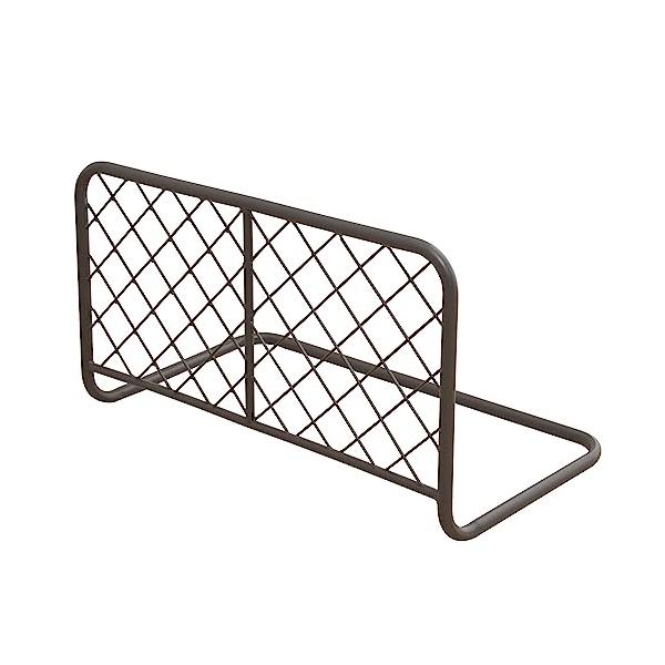 他サイト： 山善(YAMAZEN) ベッドガード 大人 落下防止 布団ずれ防止 取付カンタン 幅70×奥行38.5×高さ40.5cm 完成品 ダークブラウンの商品画像