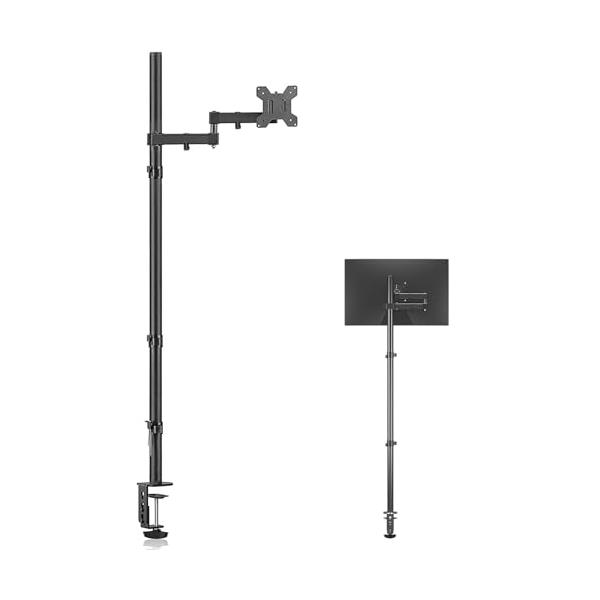 ブラック/120cm/-・Size:120cmColor:ブラック・対応モニター液晶モニターを1画面設置できるディスプレイアームです。耐荷重は10KGで、VESA規格は75×75mm/100×100mmで、13~32インチPCモニターに対応...