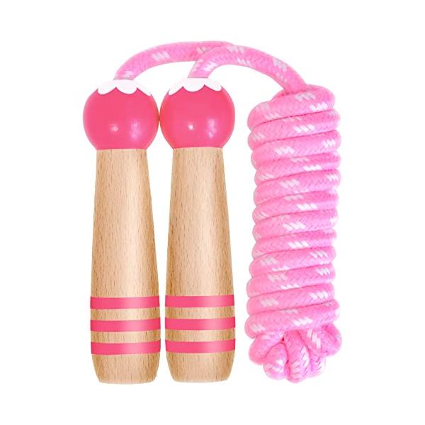 他サイト： 縄跳び 初心者でも跳びやすい縄跳びを好きになってもらうための縄跳び 子供 幼児 小学生 なわとび Wal Base (ピンク)の商品画像