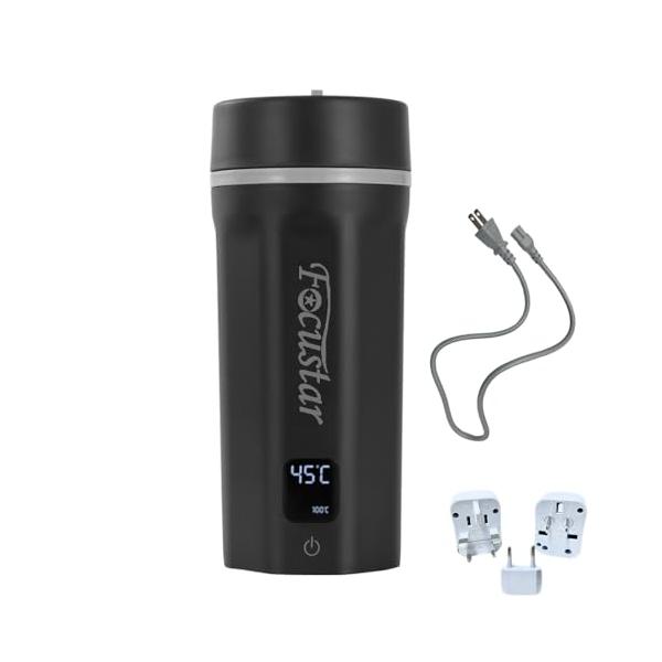 Focustar ポータブルケトル 550ML 電気ケトル 小型 トラベルケトル