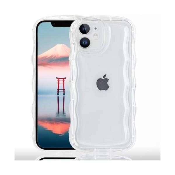 AVETUL iPhone 12 mini ケース クリア ウェーブ アイフォン12mini
