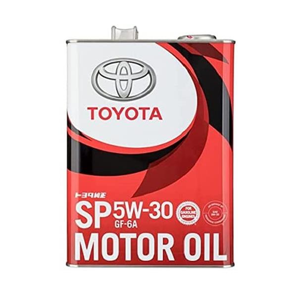 他サイト： TOYOTA(トヨタ) 純正モーターオイル SP 5W-30 GF-6A 4L 08880-13705の商品画像