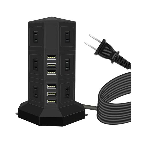 ブラック/３層/TDC3U9001-3B・省エネ；各層には単独したスイッチ付きます。給電しない時に、差し込んたままスイッチをオフすると、簡単に電源を切ることができます。ACソケット出力定格電力; 1500W。・●省エネ；各段にはそれぞれのス...