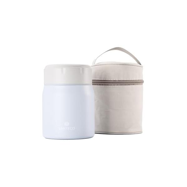 クラウドブルー/-/HTH-500-35・Color:クラウドブルー・食事のしやすさ広口設計のスープジャーで口当たりがやさしい！大容量で煮物やおでんなど、具材の大きな料理を入れ、周りの複数人と美味しい料理をシェアすることもできます。・保温・...