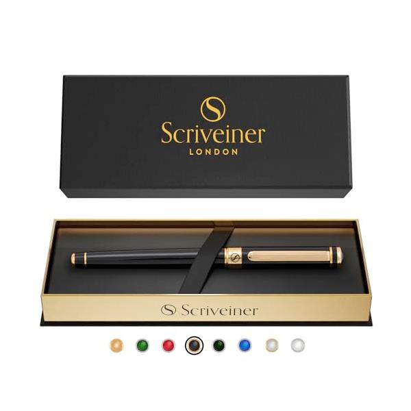 Scriveiner ローラーボールペン 最高級 24金 仕上げ シュミット