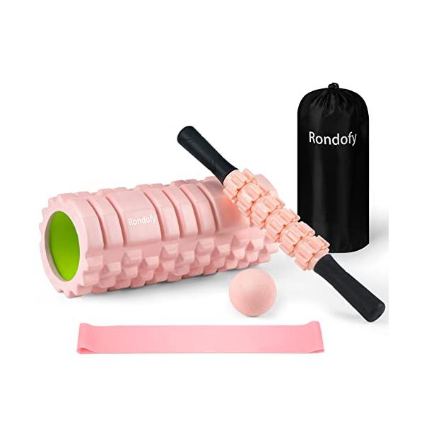 他サイト： Rondofy フォームローラー 筋 膜 リリース 業界モデル500KG耐荷重 きんまくローラー 筋肉ほぐし セルライトローラー ストレッチ用品の商品画像